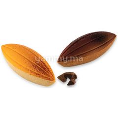 Kit Moule Silicone Tartelette 3D Cabossa 12 x 4 cm (x6) - Silikomart