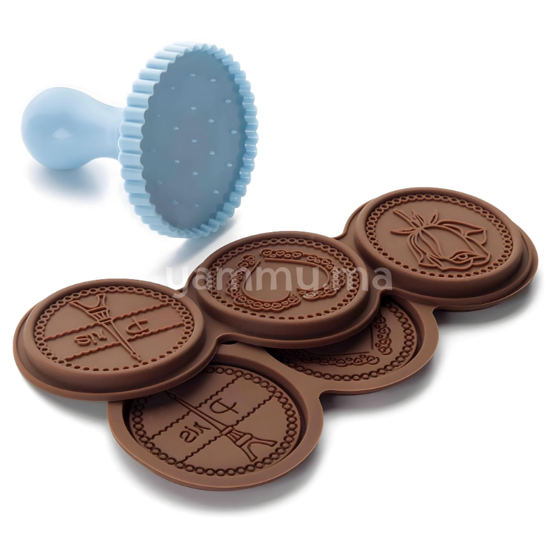 kit Biscuit au Chocolat Rond Amour - Ibili 793800