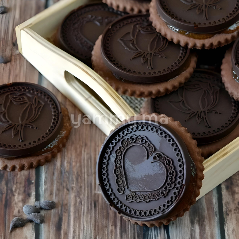kit Biscuit au Chocolat Rond Amour - Ibili 793800