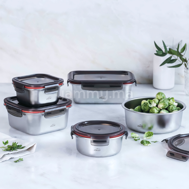 Conteneur Rectangulaire ECOINOX 800ml - Lacor 64610