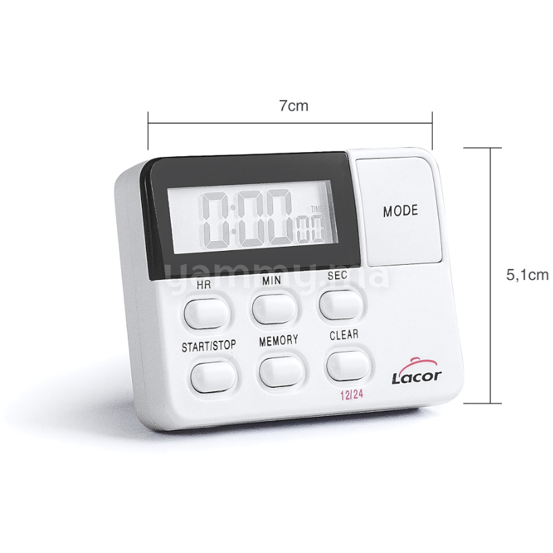 Miniturie de Cuisine Magnetique 24H - Lacor 60802