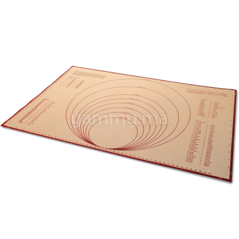 Tapis Imprimé Silicone Beige 60x40 cm - Lacor 66759