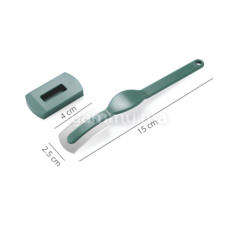 Grignette & Lame de Boulanger Verte 15 cm