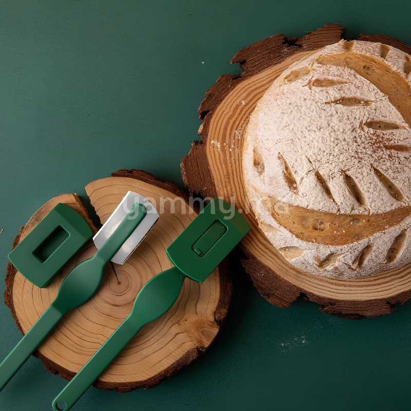 Grignette & Lame de Boulanger Verte 15 cm
