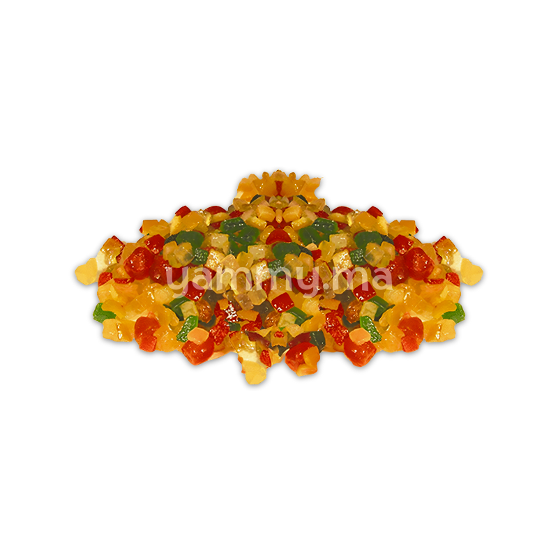 Macédoine de Cubes Confits 500 gr (Repack) - Atlas