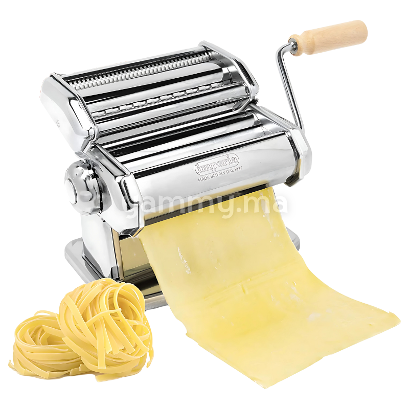 machine à pâtes manuelle 12 kg/heure R220 laminoir 22 cm machine à pâtes manuelle 12 kg/heure R220 laminoir 22 cm