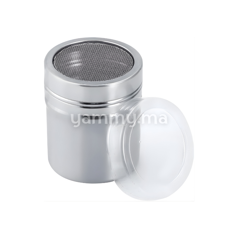 Mini Saupoudreuse à Malle Fine en Inox Ø 5 cm