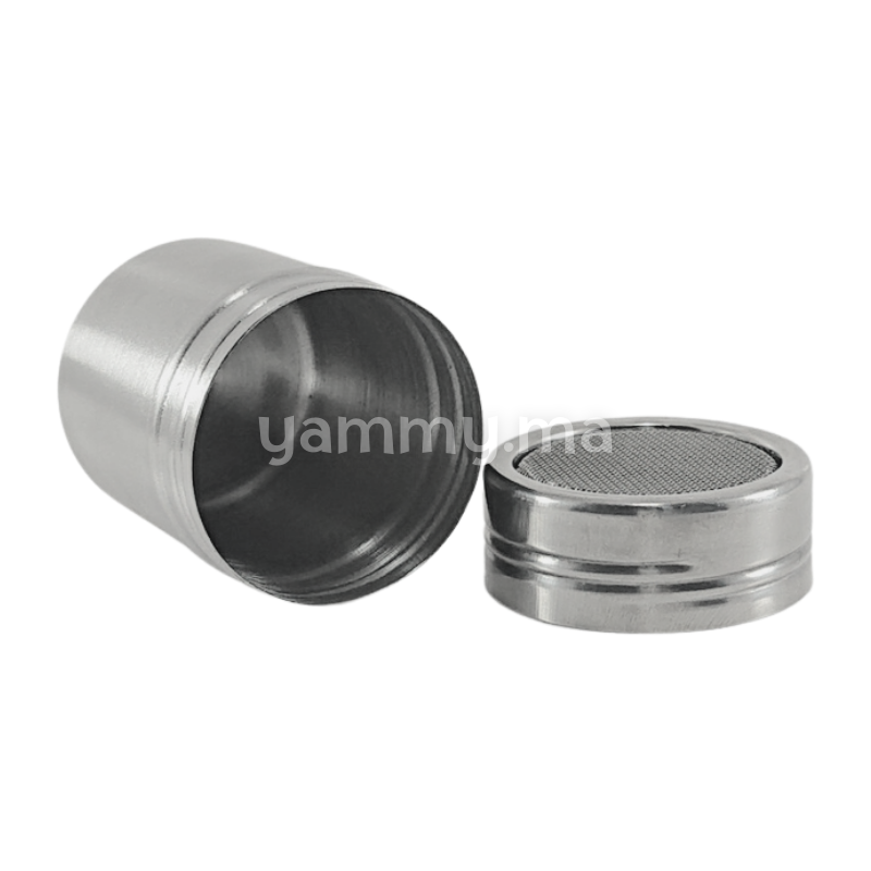 Mini Saupoudreuse à Malle Fine en Inox Ø 5 cm