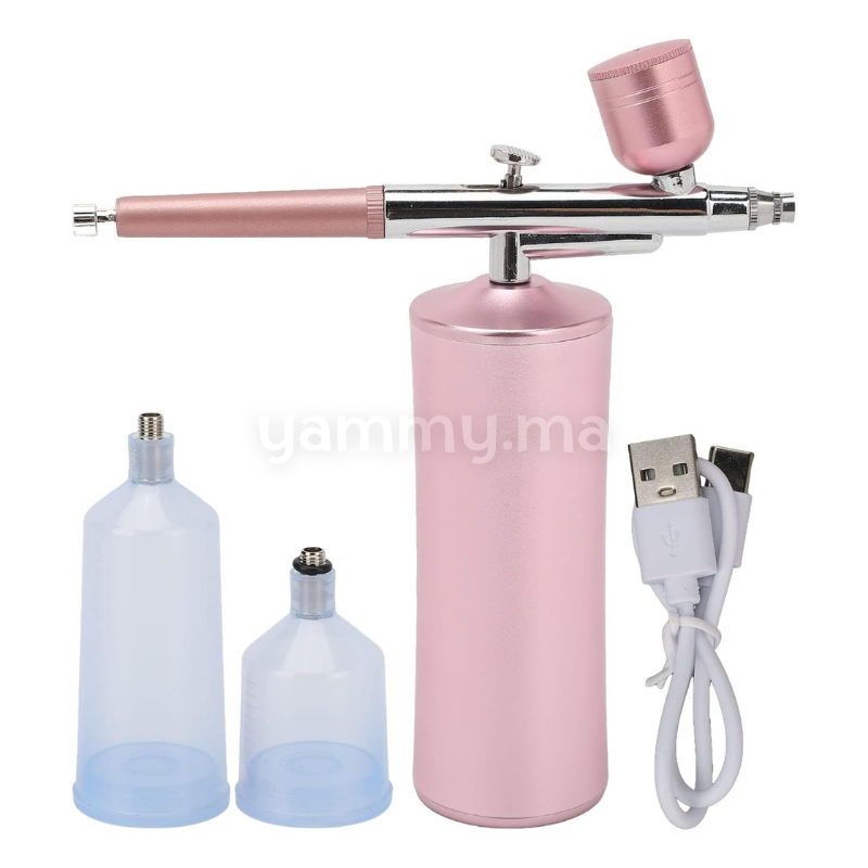 Aérographe avec Compresseur Rose