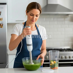 Mixeur Plongeant Electrique avec Bol 300W - Lamacom HB0103