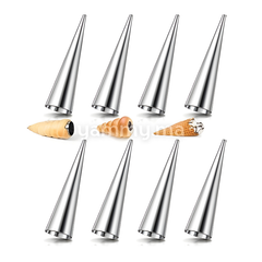 SET. 8 Moules à Cornet en Inox 12 x Ø 3 cm