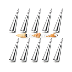 SET. 10 Moules à Cornet en Inox 9 x Ø 2.3 cm