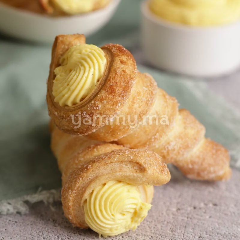 SET. 6 Moules à Cornet en Inox 12 x Ø 3.5 cm