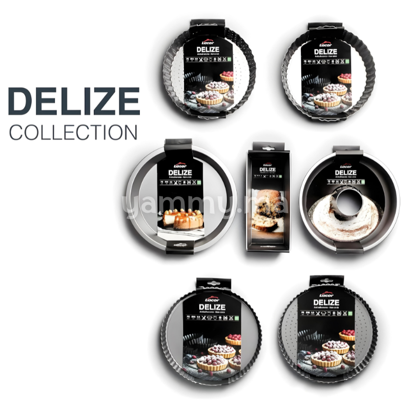 Moule à Tarte Perforé 24cm Delize - Lacor 68782