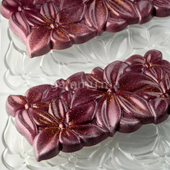 Moule Chocolat en Polycarbonate Tablette Flora 100 gr (x3) "PC5075" - Pavoni