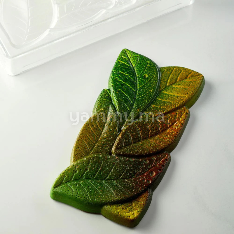 Moule Chocolat en Polycarbonate Tablette Garden 100 gr (x3) "PC5077" - Pavoni
