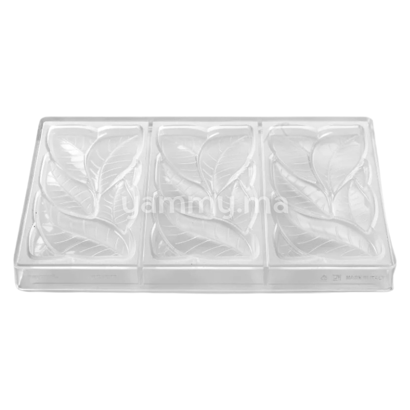 Moule Chocolat en Polycarbonate Tablette Garden 100 gr (x3) "PC5077" - Pavoni