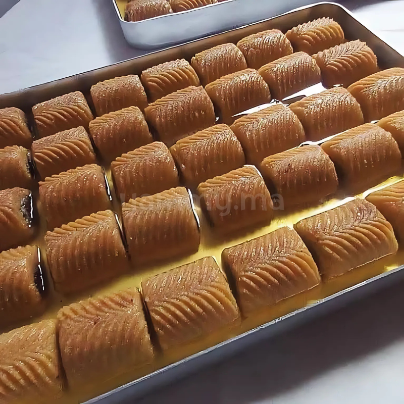 Moule à Makrout Cristal Bûche Stries