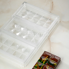 Moule Chocolat en Polycarbonate Tablette Dubai 200 gr (x3) "PC5078" - Pavoni