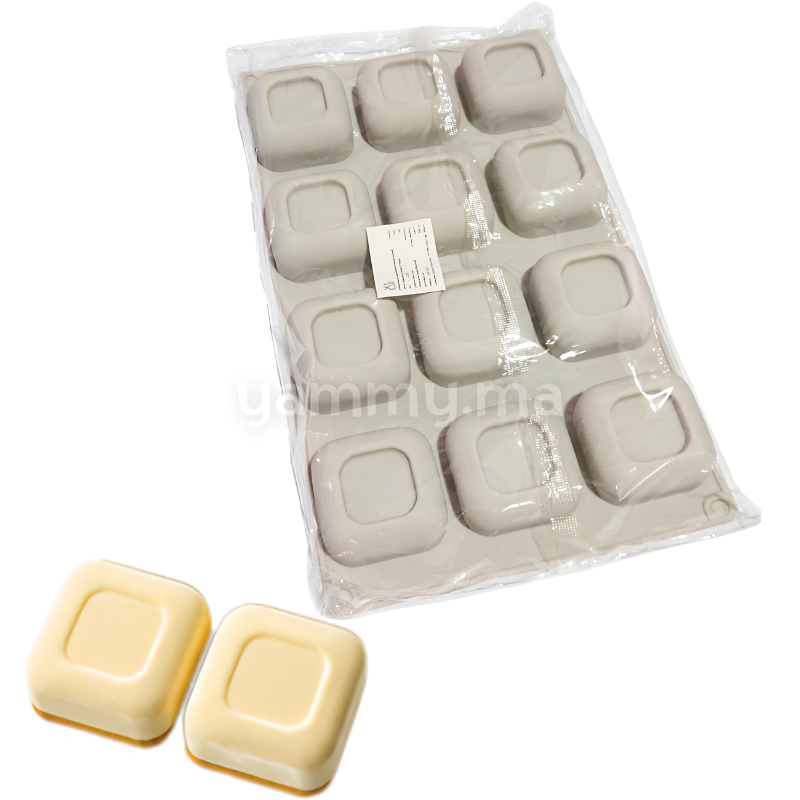 Moule Silicone Caré Pillow 5 x 5 cm (x12)
