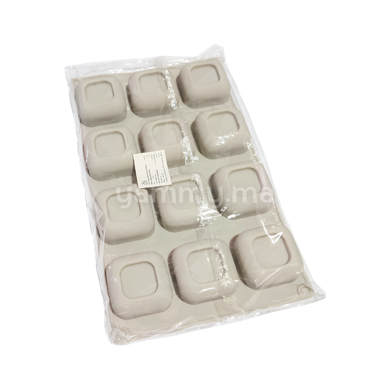 Moule Silicone Caré Pillow 5 x 5 cm (x12)