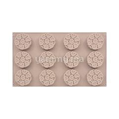Moule Silicone Rond Coeurs Ø 4.3 cm (x15)