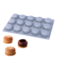 Moule Silicone Rond Caleidon Ø 4 cm (x15)