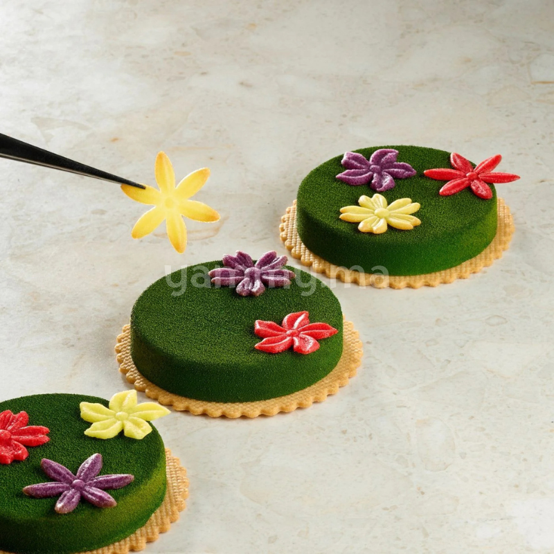 Moule Silicone 3 Fleurs Floralia Ø 3.5 cm (x24) "GG076" - Pavoni