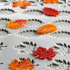 Moule Silicone 3 Feuillages Foliage Ø 3.2 cm (x45) "GG077" - Pavoni