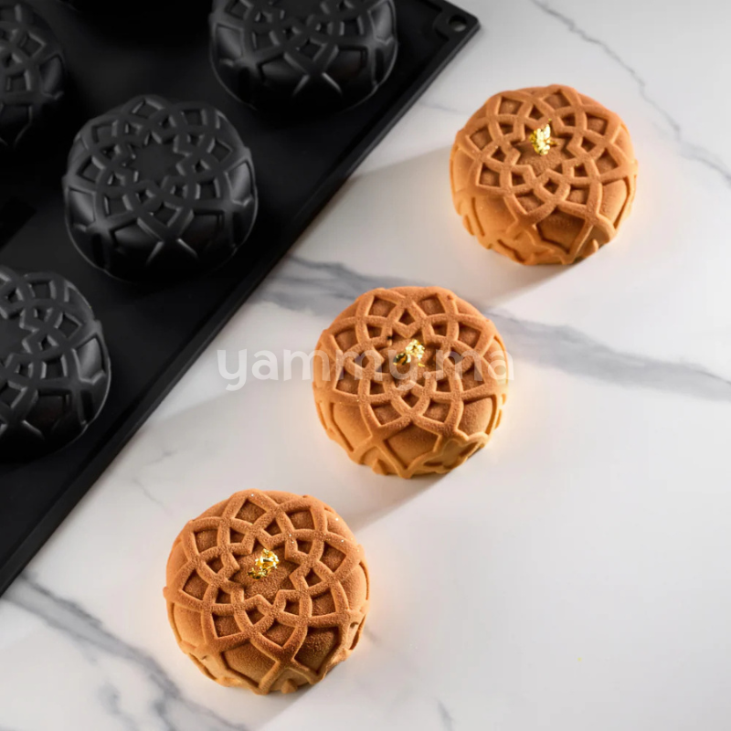 Moule Silicone Dahab Ø 7.5 x H 3 cm (x12) "PX43120" – Pavoni