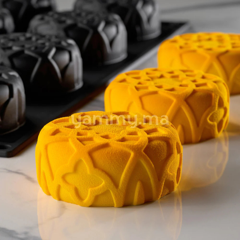 Moule Silicone Dahab Ø 7.5 x H 3 cm (x12) "PX43120" – Pavoni