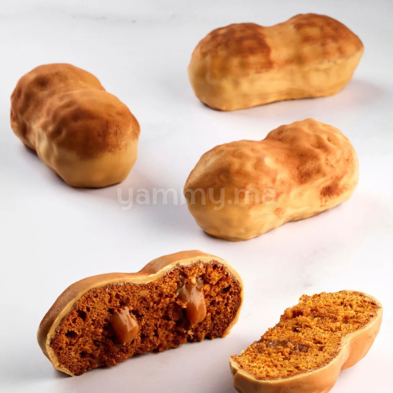 Moule Silicone Cacahuète 10 x 4.8 cm (x12) "PX43132" – Pavoni