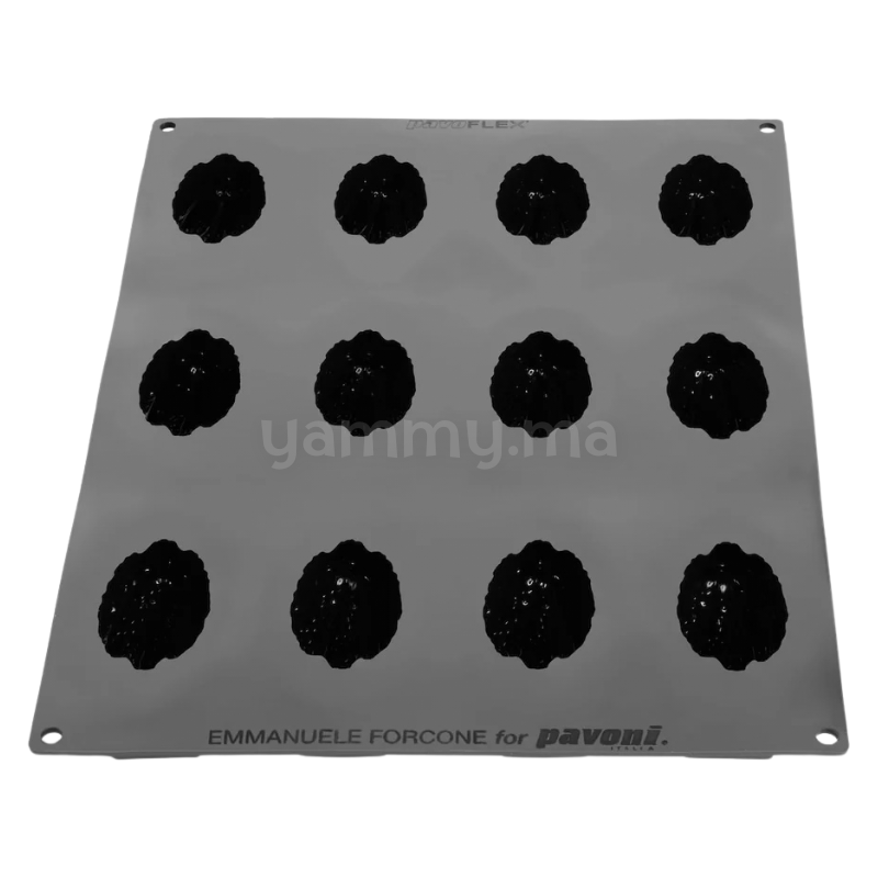Moule Silicone Fève de Cacao 8 x 5.6 cm (x12) "PX43136" – Pavoni