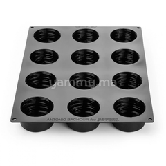 Moule Silicone Line Ø 7.3 x H 4 cm (x12) "PX43128" – Pavoni