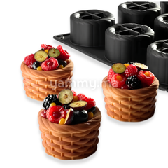 Moule Silicone Panier Ø 7.4 x H 4.5 cm (x12) "PX43127" – Pavoni