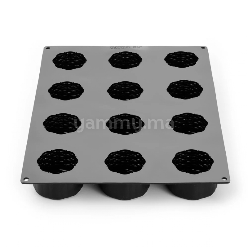 Moule Silicone Panier Ø 7.4 x H 4.5 cm (x12) "PX43127" – Pavoni
