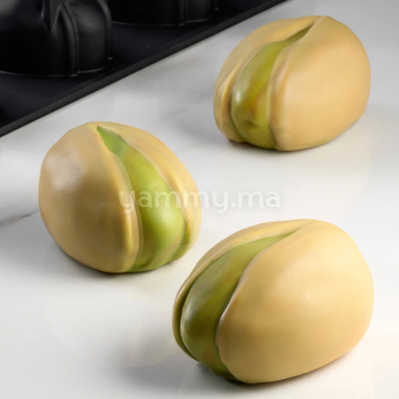 Moule Silicone Pistache 8 x 5.6 cm (x15) "PX43135" – Pavoni