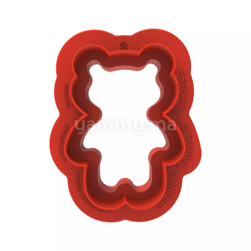 Moule Silicone Ours en Peluche "Teddy Bear" 68 ml 7.9 cm (x8) - Silikomart
