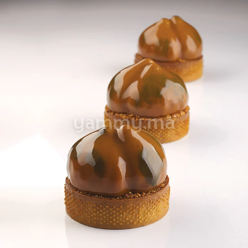 Moule Silicone Marron Top Ø 6 x H 3.5 cm (x20) "PX4357" – Pavoni