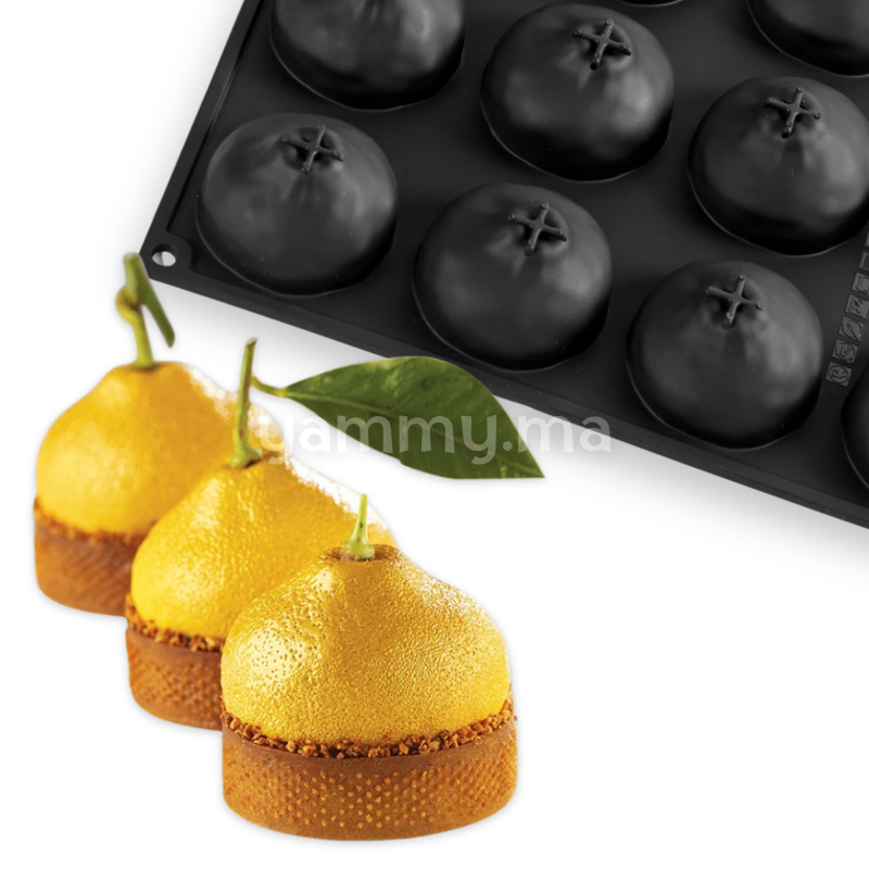 Moule Silicone Citron Top Ø 6 x H 3.7 cm (x20) "PX4359" – Pavoni