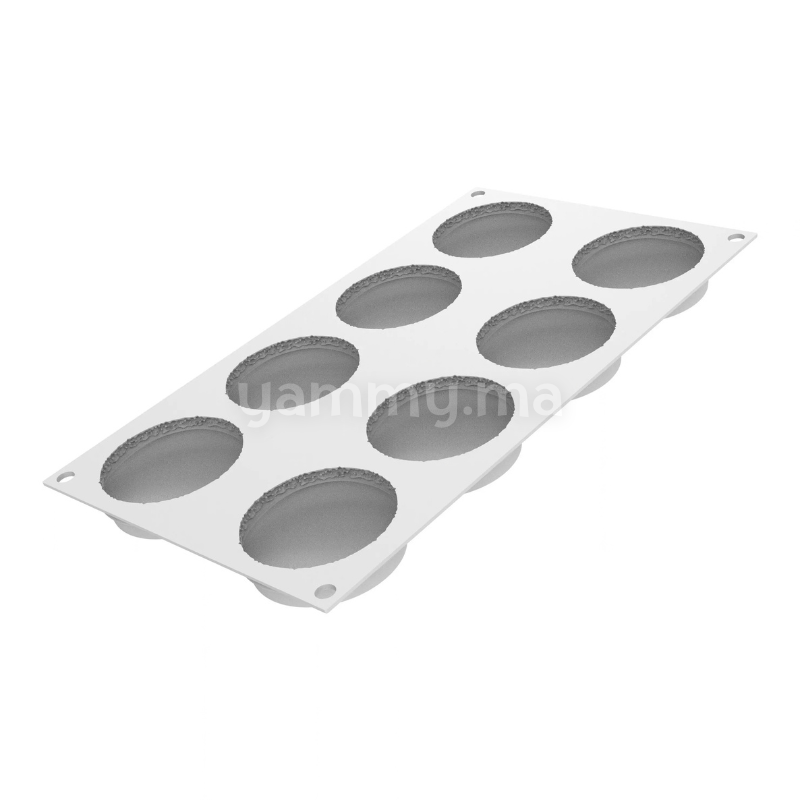Moule Silicone Macaron 110 ml Ø 6.5 cm (x8) - Silikomart