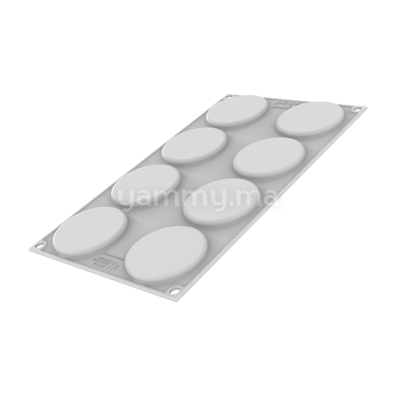 Moule Silicone Macaron 110 ml Ø 6.5 cm (x8) - Silikomart