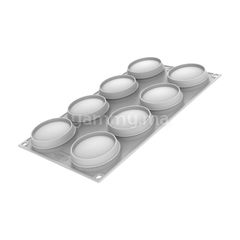 Moule Silicone Macaron 110 ml Ø 6.5 cm (x8) - Silikomart