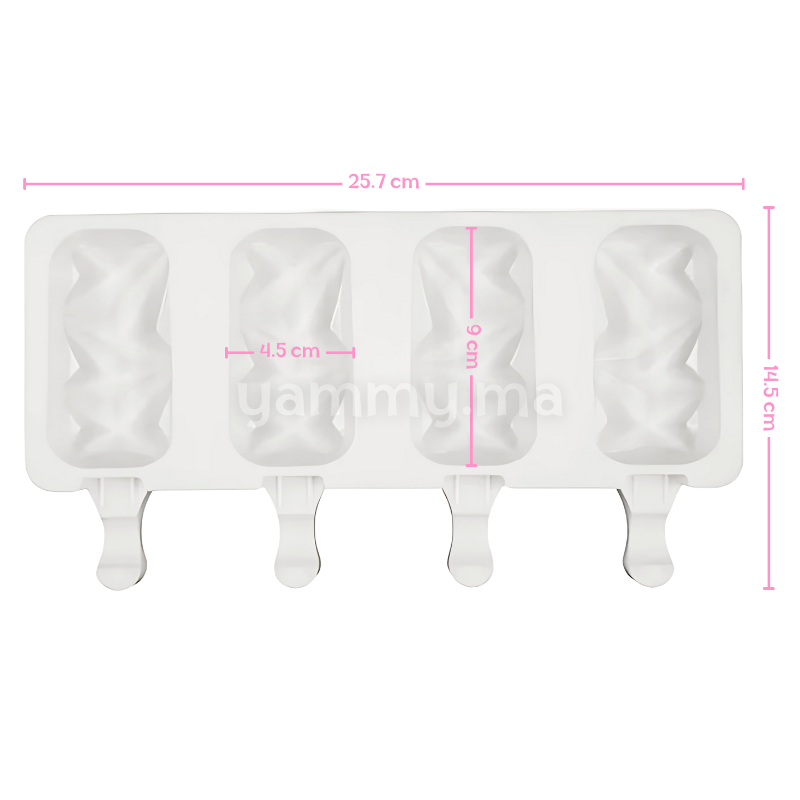 Moule Silicone à 4 Glaces Shock