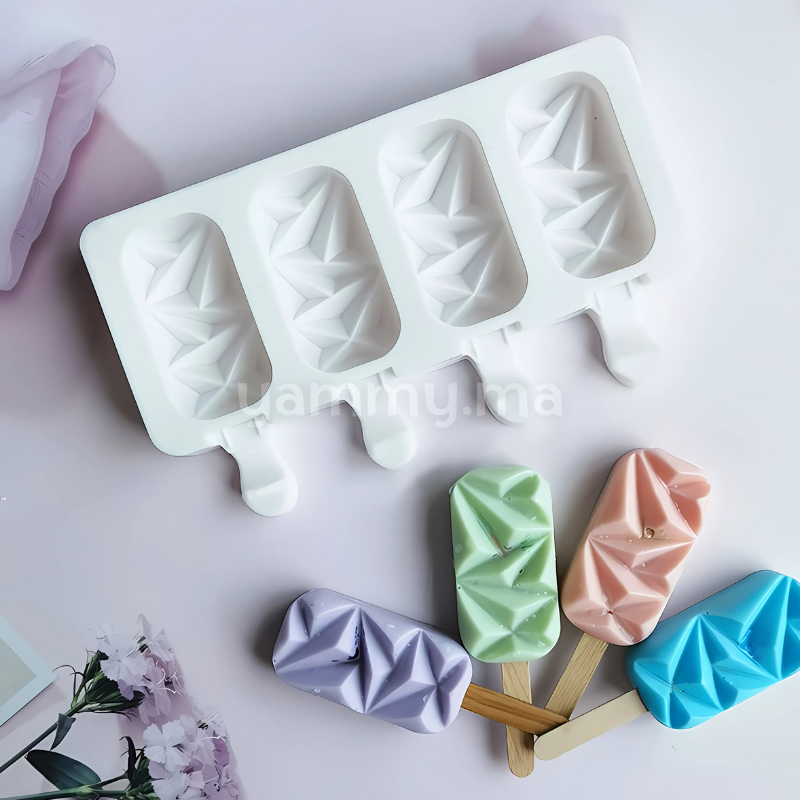 Moule Silicone à 4 Glaces Shock
