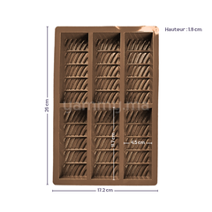 Moule Silicone Tablette Chocolat Linea (x6)