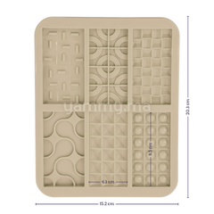 Moule Silicone 6 Tablettes Bricks 4.3 x 8.5 cm