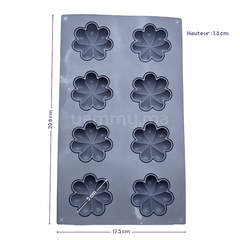Moule Silicone Blossom Ø 5 cm (x8)