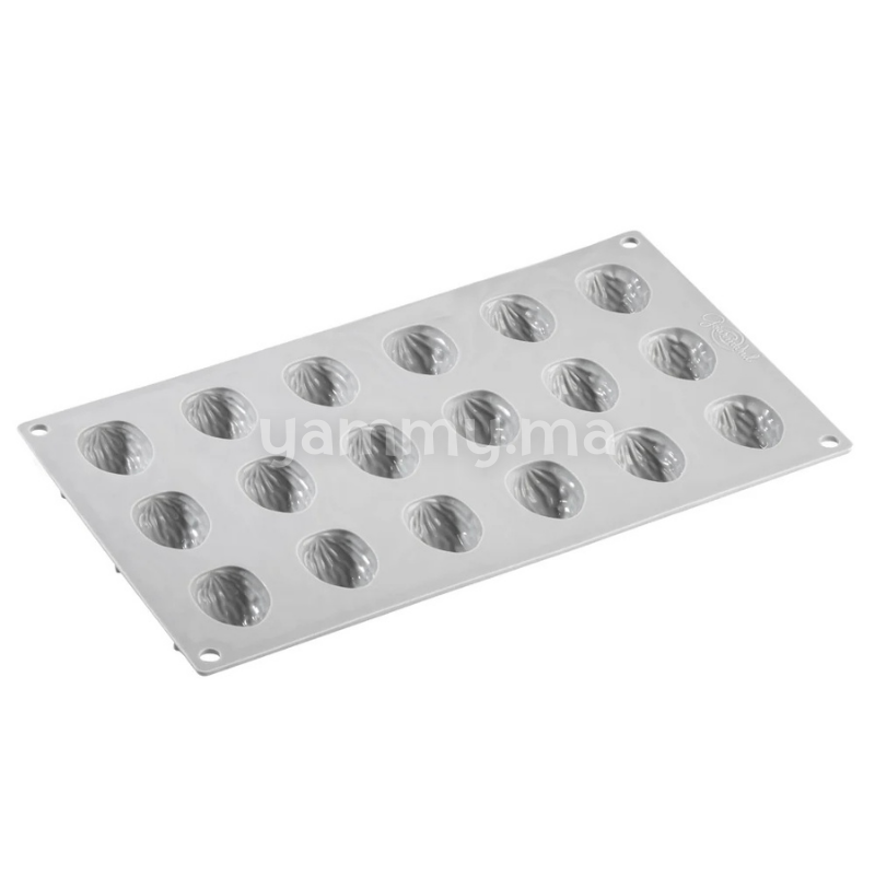 Moule Silicone Coquille de Noix (x18) "GG015" - Pavoni