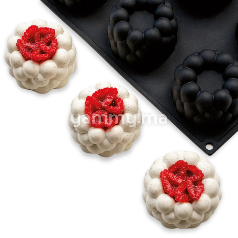 Moule Silicone Nuage Ø 7.5 x H 4.5 cm (x12) "PX4392" – Pavoni